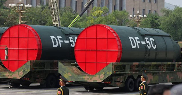 Çinin “DF 5C” nüvə raketi ilk dəfə paradda Video