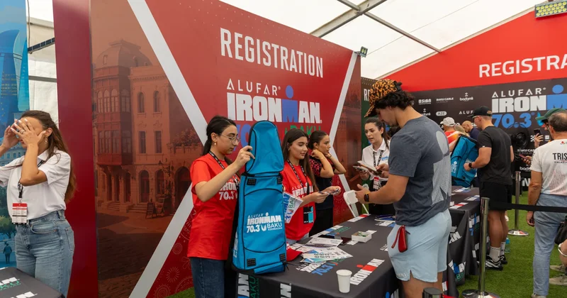 Bakıda “IRONMAN 70.3” həyəcanı başlayıb FOTO