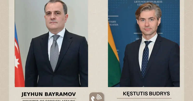 Джейхун Байрамов обсудил с литовским коллегой ситуацию в регионе и мирный процесс