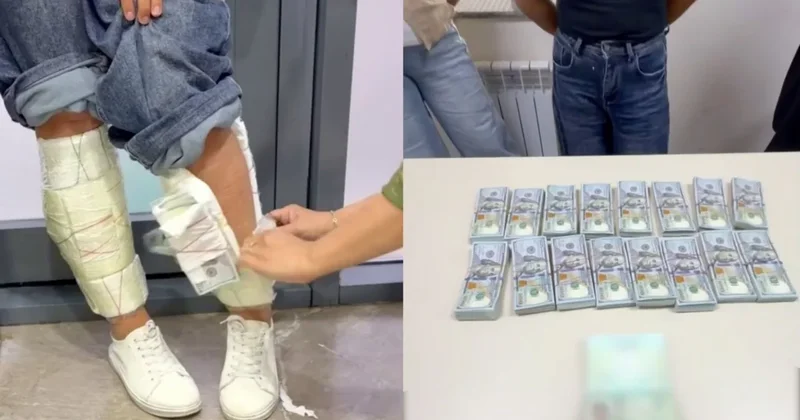 Две иностранки пытались вывезти из Узбекистана $240 тыс., примотав деньги к ногам
