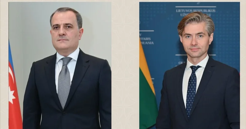 Azərbaycan və Litva XİN rəhbərləri regional təhlükəsizlik məsələlərini müzakirə ediblər