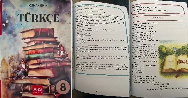 Şimali Makedoniyada 8 ci sinif üçün Türk dili dərsliyində Azərbaycana geniş yer ayrılıb