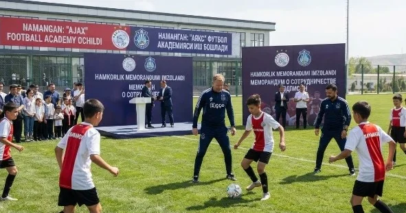Özbəkistanda “Ayaks” futbol akademiyası fəaliyyətə başlayıb