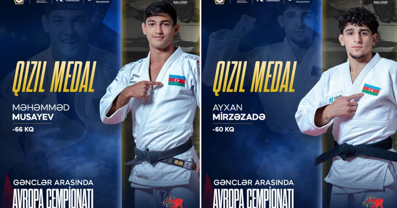 Avropa çempionatı: Azərbaycanın daha bir cüdoçusu qızıl medal qazanıb YENİLƏNİB