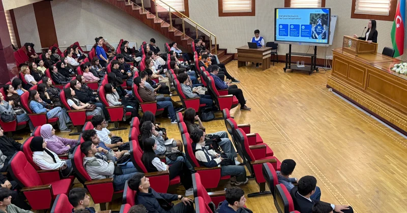 BDU nun Karyera və məzunlarla iş mərkəzinin I kurs tələbələri ilə görüşləri davam edir