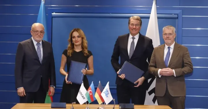 SOCAR ilə Almaniya şirkəti arasında 2025 2026 cı illəri əhatə edən Əməkdaşlıq Proqramı imzalanıb
