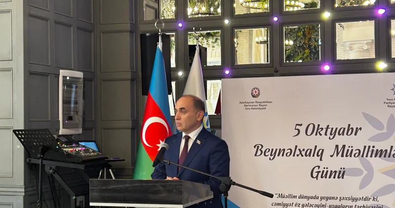 “Müəllimlərin rolu gənc nəslin formalaşmasında əvəzsizdir” Ceyhun Məmmədov