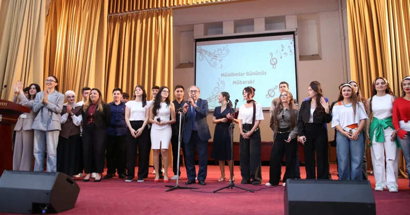 Pedaqoji Universitetdə Müəllimlər Gününə həsr edilmiş tədbir: Hər könüldə yerin var