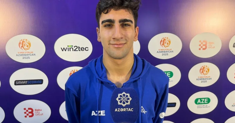 MDB Oyunlarının qalibi olan gimnast: Vətənimdə bayrağımızı ucaltdığım üçün çox sevincliyəm
