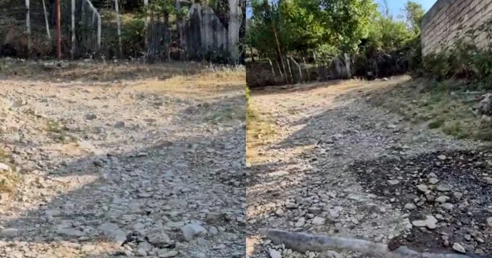 İsmayıllıda yolu olmayan Yeniyol kəndi: Gərək atla hərəkət edəsən VİDEO