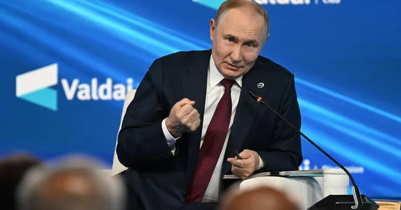 Putinin çıxışından dərhal sonra dron hücumu