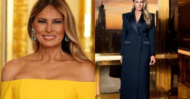 Melaniyanın əkizi hamını ŞOKA SALDI