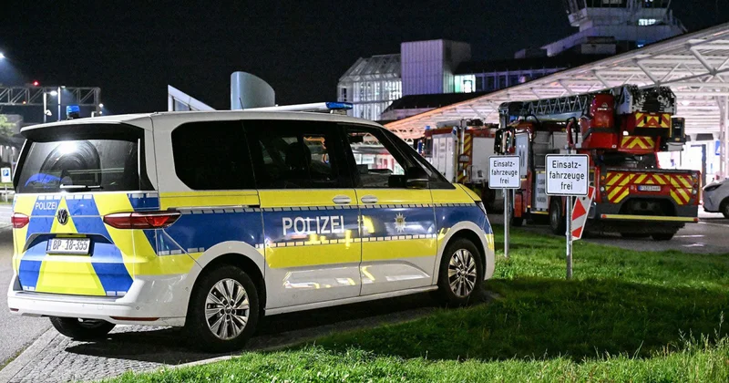 PUA lar Münhen hava limanın işini dayandırıb