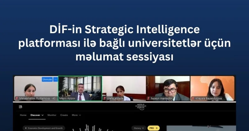BMU nun təcrübəsi “Strategic Intelligence” platformasında təqdim olunub