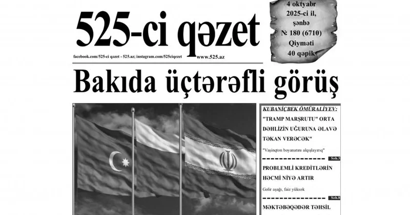 “”in 4 oktyabr sayında nələr var? ANONS