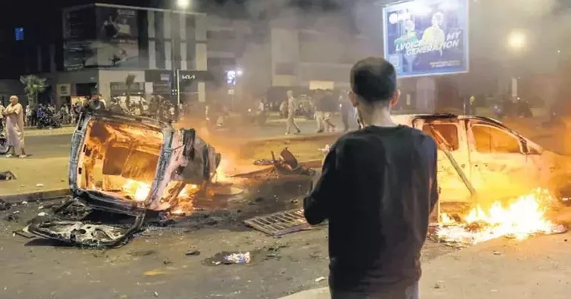 Etirazlar zamanı 3 nəfər güllələndi Mərakeş qarışıqlıq