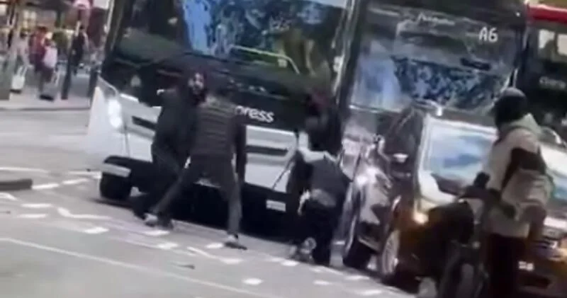 Очередная потасовка мигрантов в центре Лондона ВИДЕО