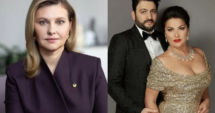 Netrebko oxuyanda Ukrayna qana bulanır