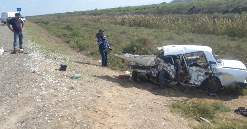 Biləsuvarda baş verən yol qəzasında sürücü ölüb YENİLƏNİB