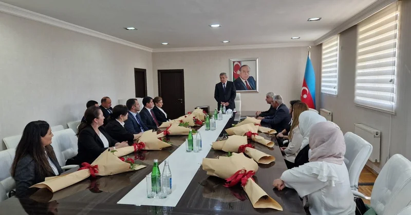 Qaradağda Müəllimlər Günü ilə əlaqədar tədbir keçirildi FOTOLAR