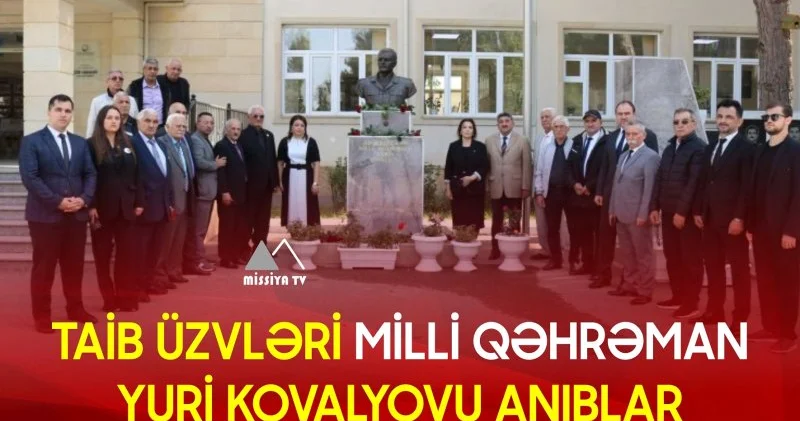 TAİB üzvləri Milli Qəhrəman Yuri Kovalyovu anıblar