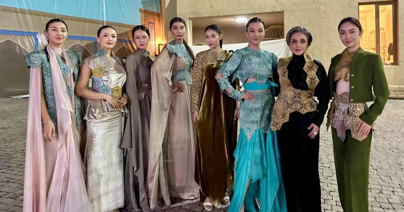 Gülnarə Xəlilovanın “Şəbəkə” kolleksiyası Qazaxıstanda keçirilən “Turkıstan World Craft Fest”də uğurla təqdim olunub VİDEO FOTO