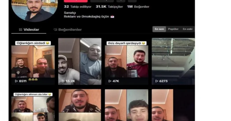 Tiktoker qeyri etik paylaşımlara görə həbs edilib