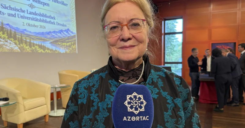 Professor Eva Maria Aux: “Kitabi Dədə Qorqud” Şərq və Qərb arasında möhkəm bir körpüdür