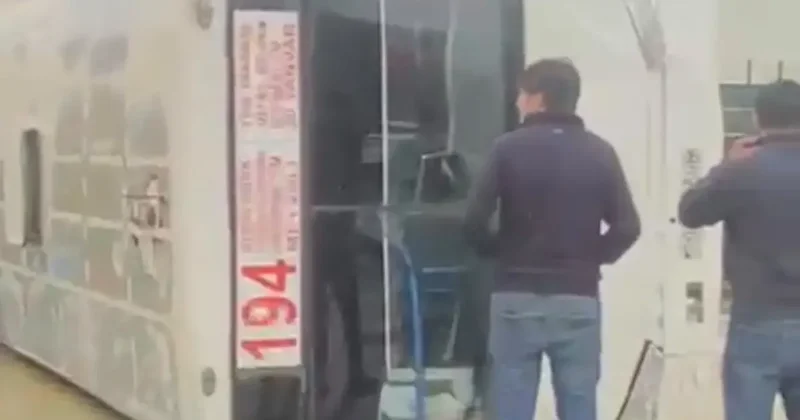 Bakıda 194 nömrəli avtobus aşdı: Yaralılar var VİDEO
