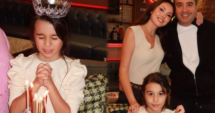Qızının ad günündən fotolar paylaşdı