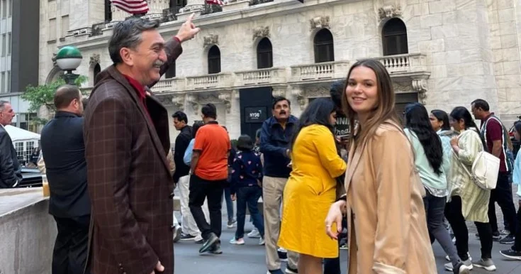Vüqar Qaradağlı qızı ilə Amerikada Fotolar