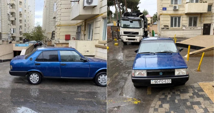 Kristal Abşeronun həyətində xaos: Hərəkət çətinləşdi FOTO