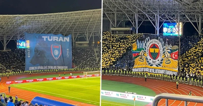 Respublika Stadionunda möhtəşəm pankartlar FOTO