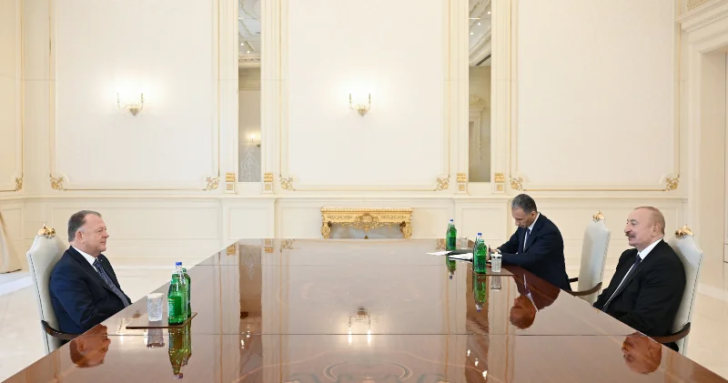 Президент Ильхам Алиев принял президента Международной федерации дзюдо ФОТО