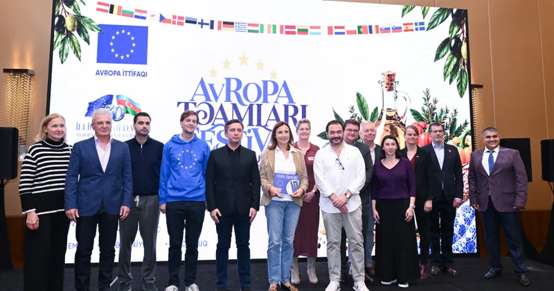 Avropa təamları diplomatların təqdimatında: Bakıda Kulinariya Festivalı