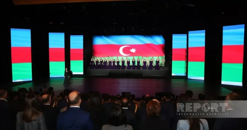 Во Дворце Гейдара Алиева отметили пятую годовщину победы в Отечественной войне ФОТО