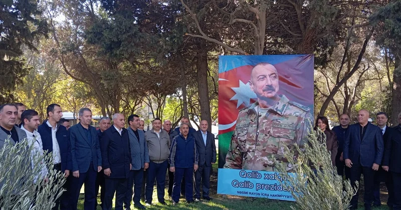 Nəsimi rayonunda 8 Noyabr Zəfər Gününün beşinci ildönümü münasibəti ilə ağacəkmə aksiyası təşkil edilib