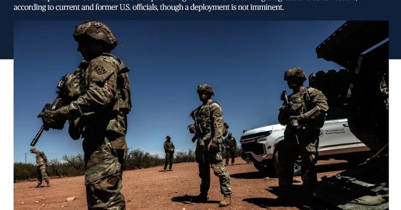 NBC News: Трамп разрабатывает план военной операции в Мексике
