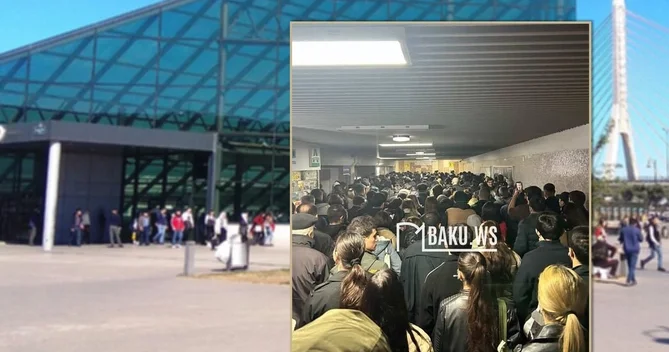 Metronun Koroğlu stansiyasında böyük SIXLIQ