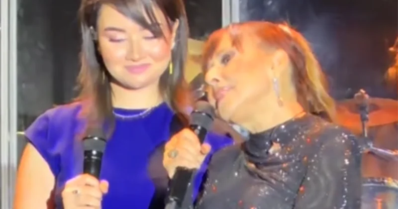 İki Nilufər bir səhnədə... Video