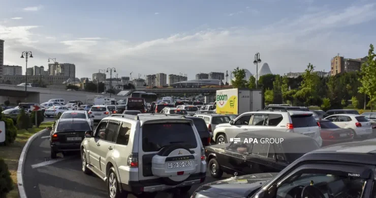 Bakıda bu yollarda sıxlıq var SİYAHI