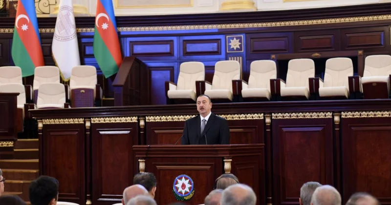 Prezident AMEA da çıxış etdi