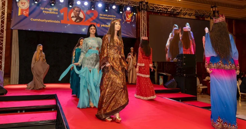 Gülnarə Xəlilovanın kolleksiyaları Rumıniya Parlament Sarayında təqdim olunub dizayner nüfuzlu mükafata layiq görülüb FOTO