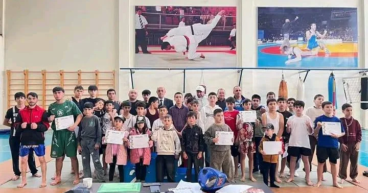 Zəfər Gününə həsr olunmuş kikboksinq üzrə Qusar rayon birinciliyi keçirildi FOTO