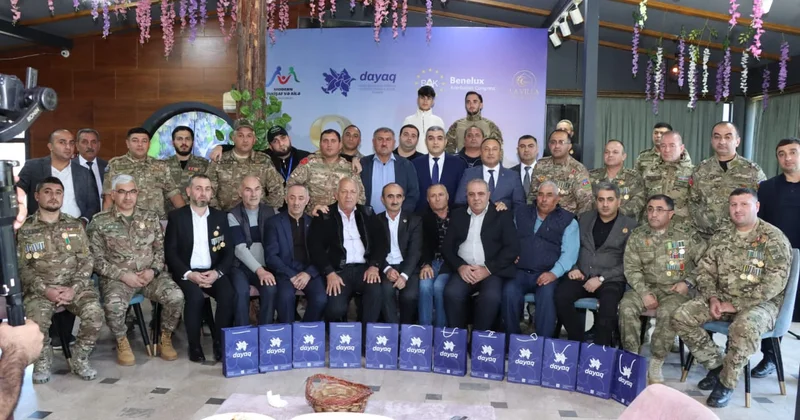 8 Noyabr Zəfər Bayramı ilə əlaqədar olaraq müharibə əlil və veteranlarına ziyafət verilib