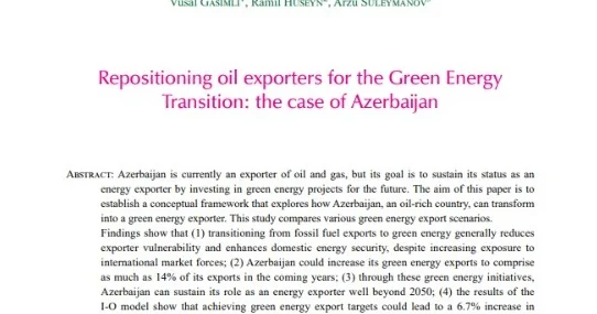 Vüsal Qasımlının məqaləsi Polşa Elmlər Akademiyasının nüfuzlu elmi jurnalında çap olunub