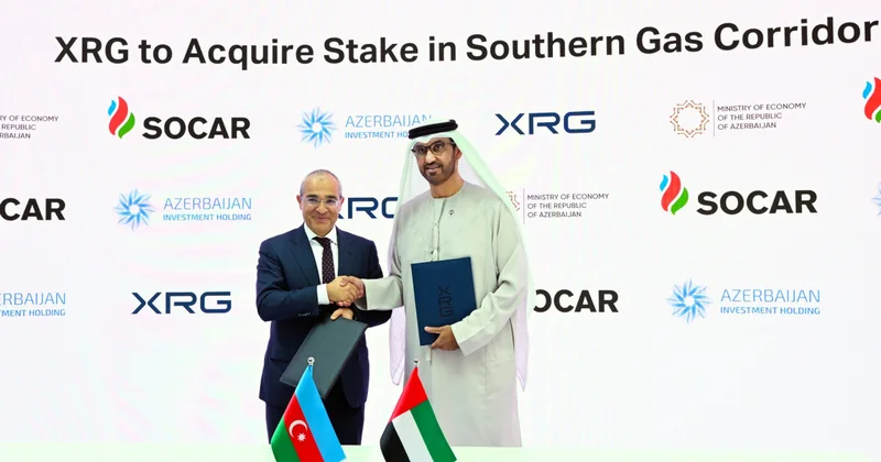 XRG nin “Cənub Qaz Dəhlizi” QSC də pay əldə etməsinə dair Əsas Şərtlərlə bağlı Razılaşma imzalanıb