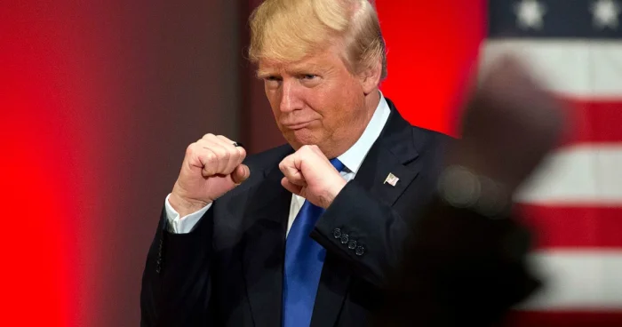 Tramp nikbin əhval ruhiyyədədir VİDEO