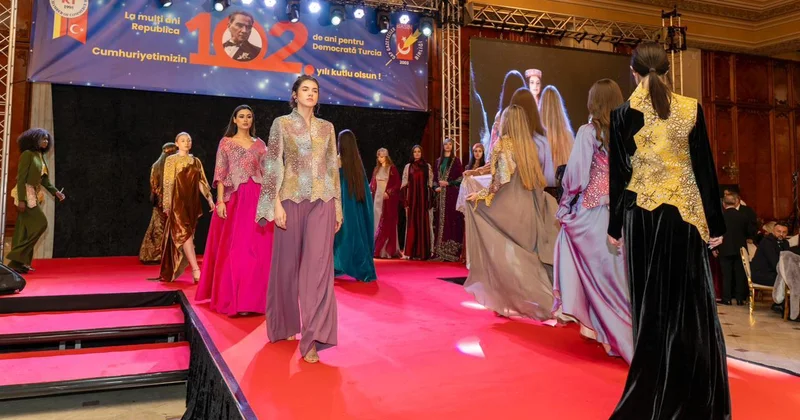 Коллекции Гюльнары Халиловой представлены во Дворце парламента Румынии ФОТО