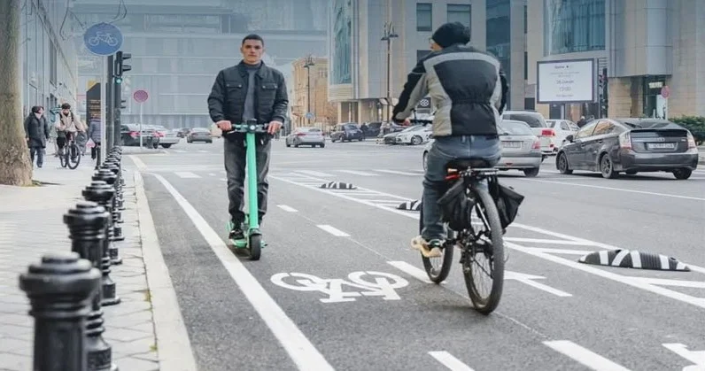 Skuter və velosiped sürənlər OXUSUN KONKRET